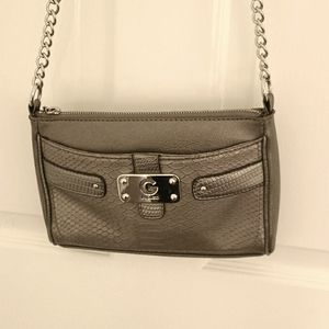 G by Guess Silver Grey crossbody Purse